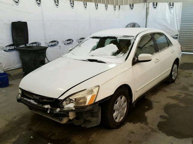 JHMCM56313C003412 - 2003 HONDA ACCORD LX WHITE photo 2