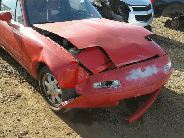 JM1NA3519P0422204 - 1993 MAZDA MX-5 MIATA RED photo 9