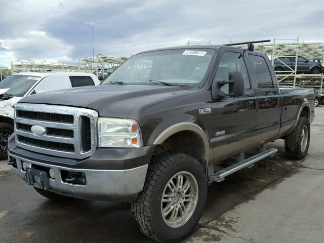 1FTSW21P16ED45788 - 2006 FORD F250 SUPER BROWN photo 2
