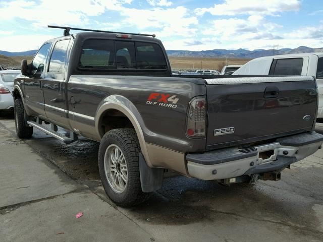 1FTSW21P16ED45788 - 2006 FORD F250 SUPER BROWN photo 3