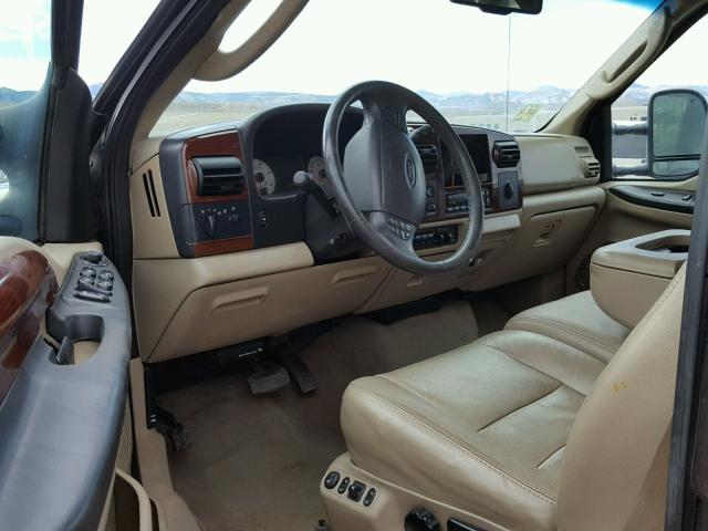 1FTSW21P16ED45788 - 2006 FORD F250 SUPER BROWN photo 9