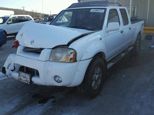 1N6ED29Y63C431750 - 2003 NISSAN FRONTIER C WHITE photo 2