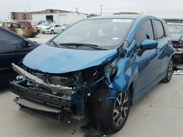 3N1CE2CP5FL447974 - 2015 NISSAN VERSA NOTE TURQUOISE photo 2