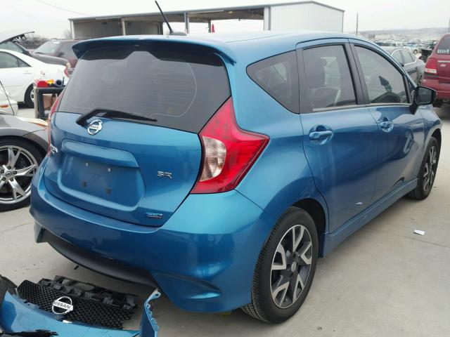 3N1CE2CP5FL447974 - 2015 NISSAN VERSA NOTE TURQUOISE photo 4