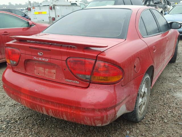 1G3NL52FX3C167514 - 2003 OLDSMOBILE ALERO GL RED photo 4