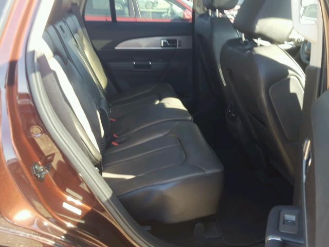 2LMDJ6JKXCBL16414 - 2012 LINCOLN MKX MAROON photo 6