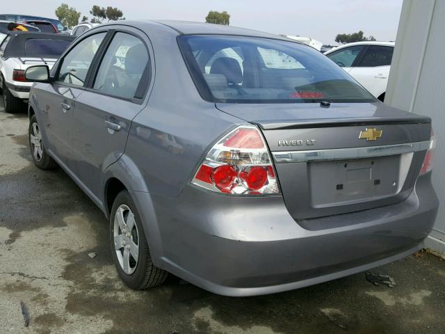 KL1TD5DEXBB165945 - 2011 CHEVROLET AVEO LS GRAY photo 3