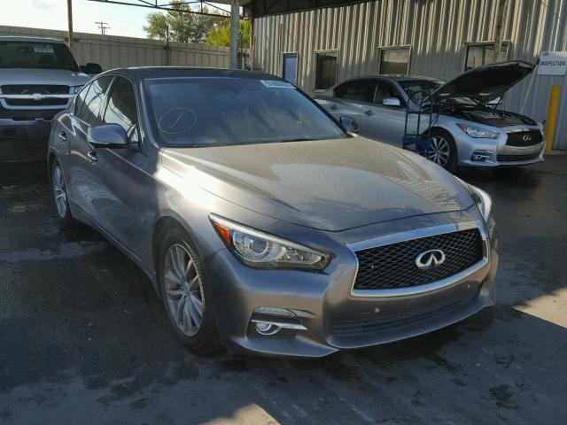 JN1BV7AP5FM331739 - 2015 INFINITI Q50 BASE Сірий фото 1