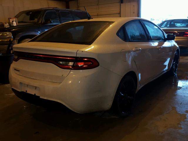 1C3CDFFA2GD796150 - 2016 DODGE DART SXT S WHITE photo 4