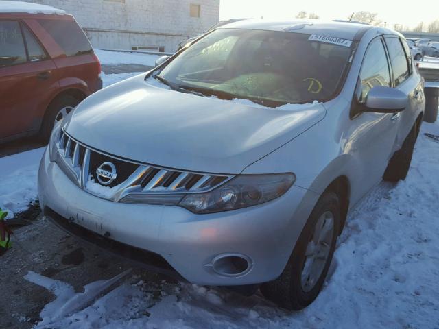 JN8AZ1MU6AW014940 - 2010 NISSAN MURANO S SILVER photo 2