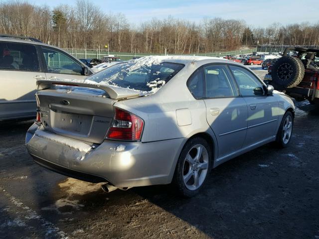 4S3BL626067218430 - 2006 SUBARU LEGACY 2.5 SILVER photo 4