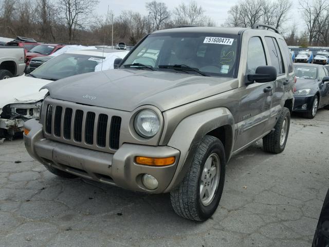 1J4GL58K33W670064 - 2003 JEEP LIBERTY LI TAN photo 2