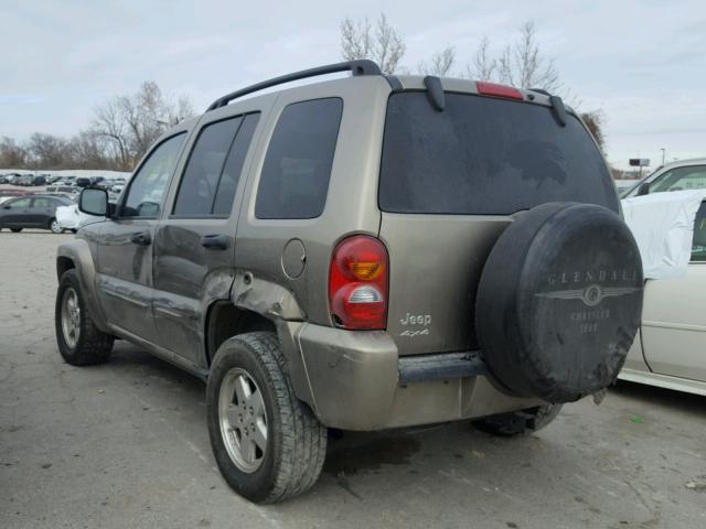 1J4GL58K33W670064 - 2003 JEEP LIBERTY LI TAN photo 3