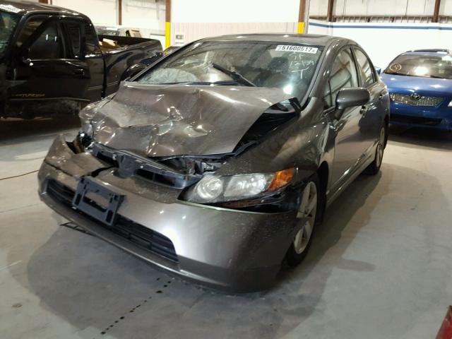 1HGFA16808L062410 - 2008 HONDA CIVIC EX GRAY photo 2