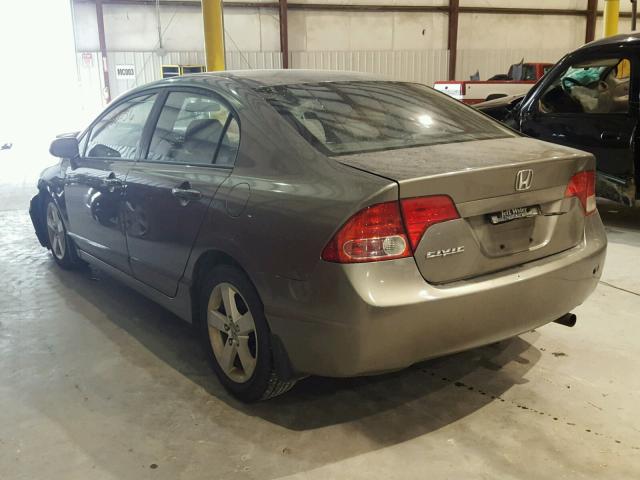 1HGFA16808L062410 - 2008 HONDA CIVIC EX GRAY photo 3