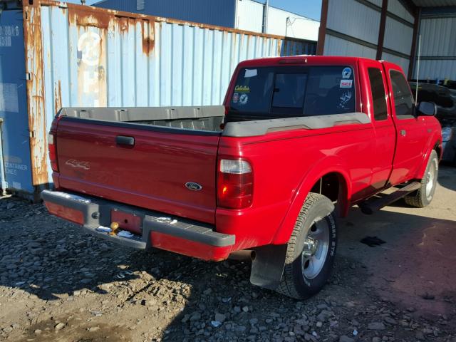 1FTZR15U11TA30297 - 2001 FORD RANGER SUP RED photo 4