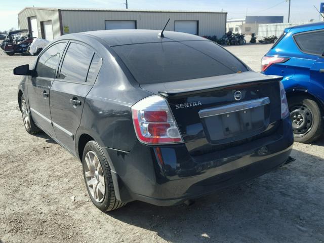 3N1AB6AP7AL698322 - 2010 NISSAN SENTRA 2.0 BLACK photo 3