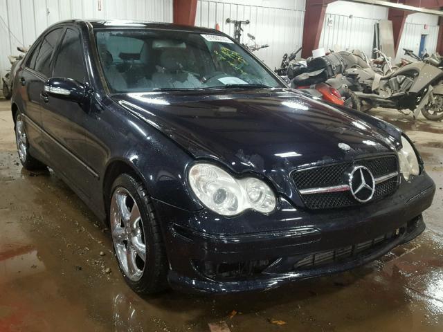 WDBRF40J05F681205 - 2005 MERCEDES-BENZ C 230K SPO BLUE photo 1