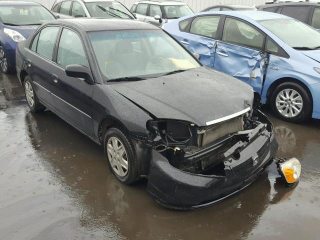 2HGES15153H548939 - 2003 HONDA CIVIC DX BLACK photo 1