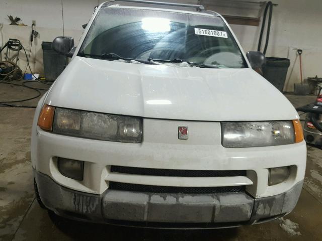 5GZCZ63BX3S800038 - 2003 SATURN VUE WHITE photo 9