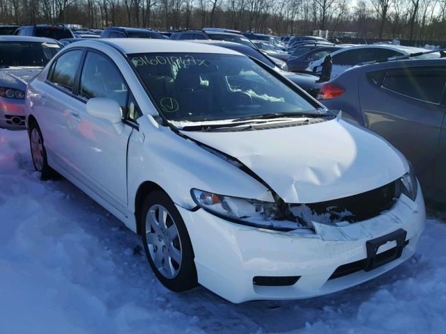 2HGFA1F5XAH512623 - 2010 HONDA CIVIC LX WHITE photo 1