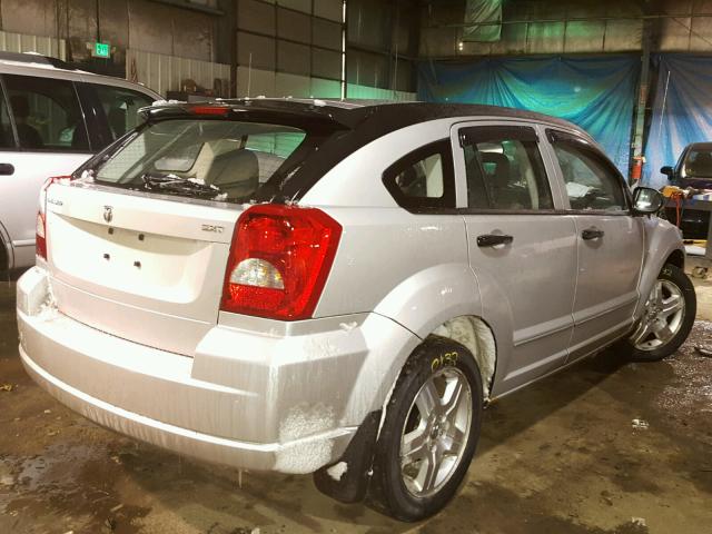 1B3HB48B67D352580 - 2007 DODGE CALIBER SX SILVER photo 4