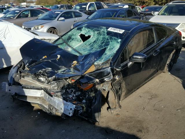 2HGFG3B87EH506682 - 2014 HONDA CIVIC EX შავი ფოტო 2