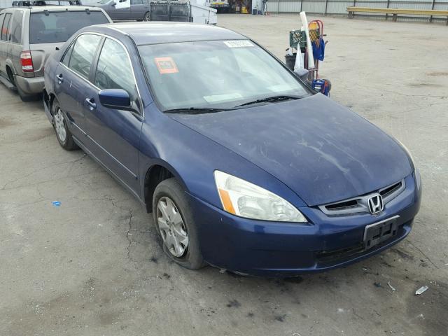 1HGCM56414A167459 - 2004 HONDA ACCORD LX BLUE photo 1