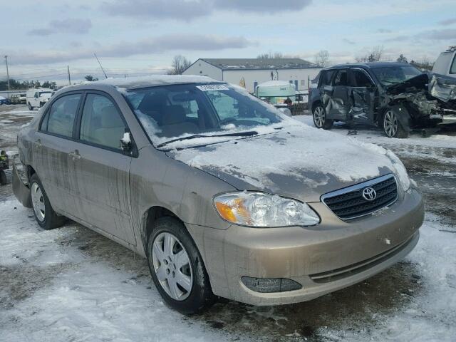 2T1BR32E07C760180 - 2007 TOYOTA COROLLA CE BEIGE photo 1