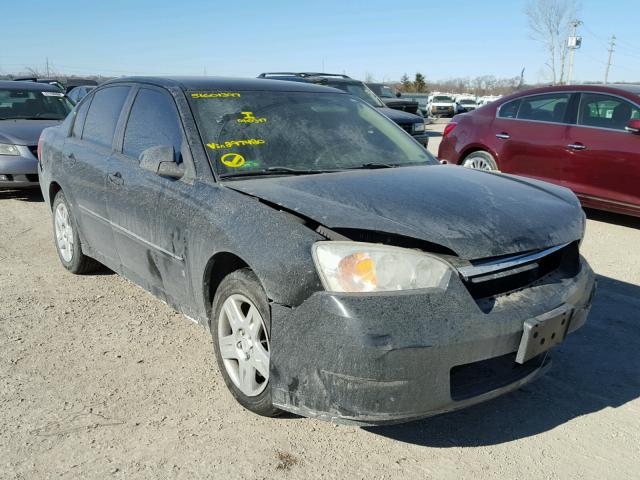 1G1ZT51806F297480 - 2006 CHEVROLET MALIBU LT BLACK photo 1