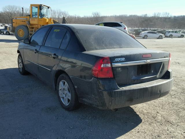 1G1ZT51806F297480 - 2006 CHEVROLET MALIBU LT BLACK photo 3