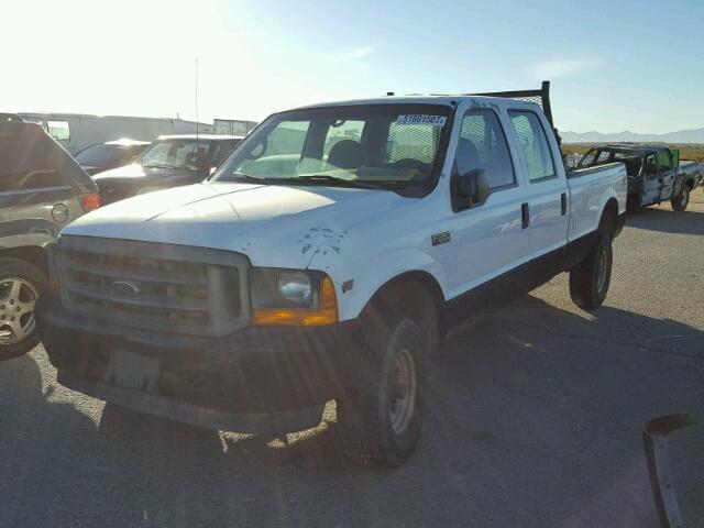 3FTSW31L91MA75022 - 2001 FORD F350 SRW S WHITE photo 2