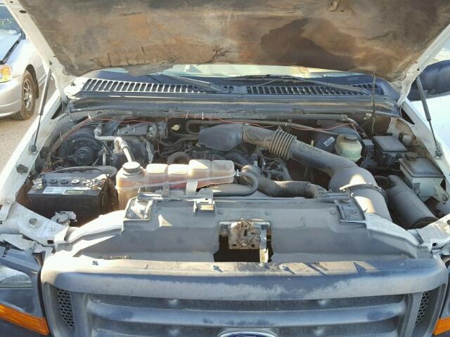 3FTSW31L91MA75022 - 2001 FORD F350 SRW S WHITE photo 7