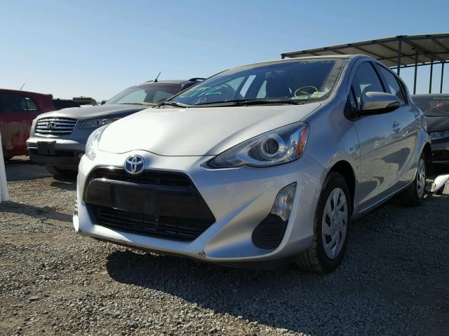 JTDKDTB37G1115978 - 2016 TOYOTA PRIUS C SILVER photo 2