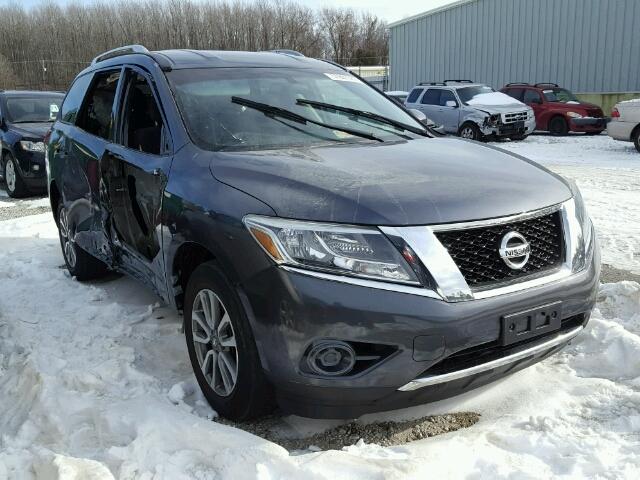 5N1AR2MM5DC638604 - 2013 NISSAN PATHFINDER GRAY photo 1