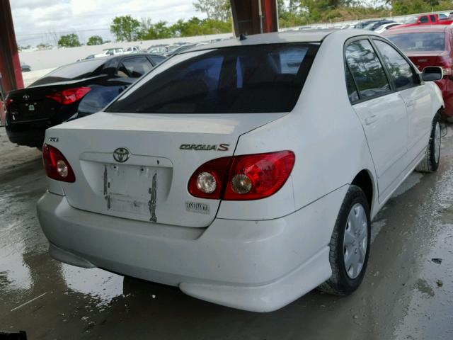 2T1BR32E15C366099 - 2005 TOYOTA COROLLA CE SILVER photo 4