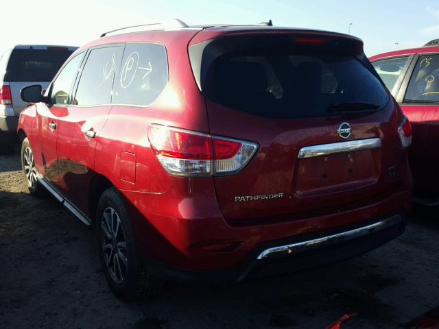 5N1AR2MM2DC678705 - 2013 NISSAN PATHFINDER RED photo 3