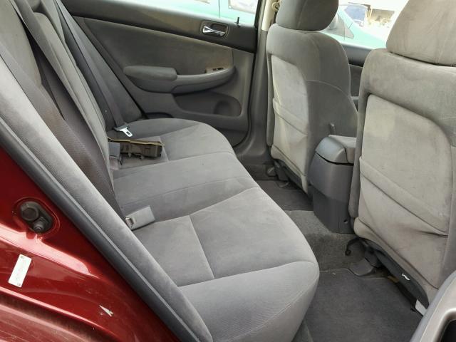 1HGCM56755A019911 - 2005 HONDA ACCORD EX BURGUNDY photo 6