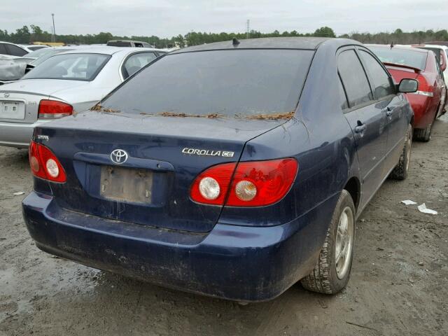 2T1BR32E76C678901 - 2006 TOYOTA COROLLA CE BLUE photo 4