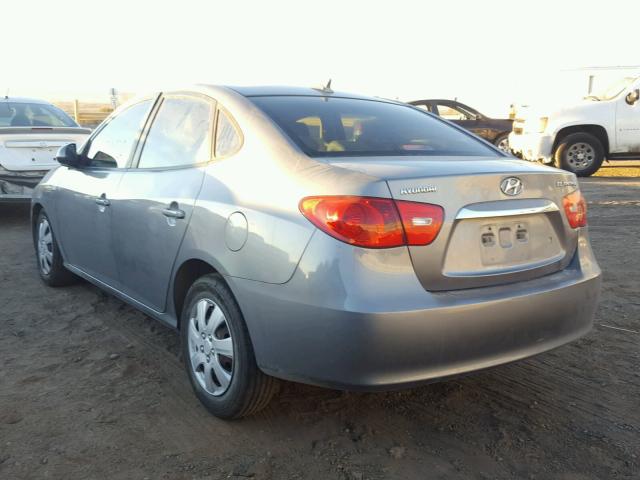 KMHDU4AD1AU042844 - 2010 HYUNDAI ELANTRA BL BLUE photo 3