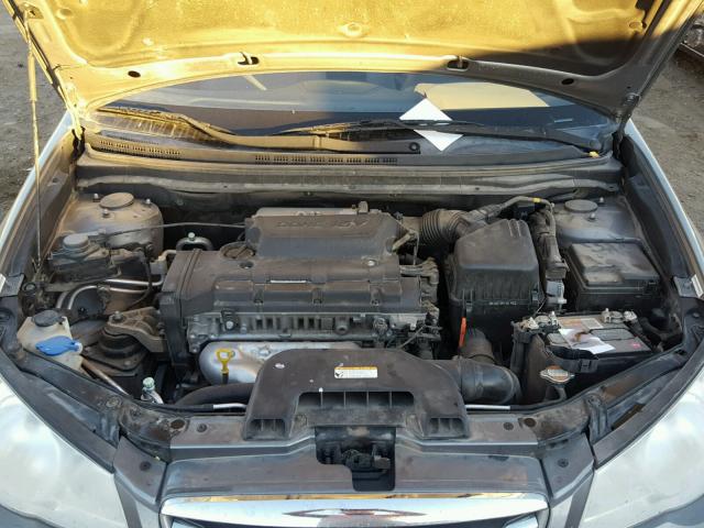 KMHDU4AD1AU042844 - 2010 HYUNDAI ELANTRA BL BLUE photo 7