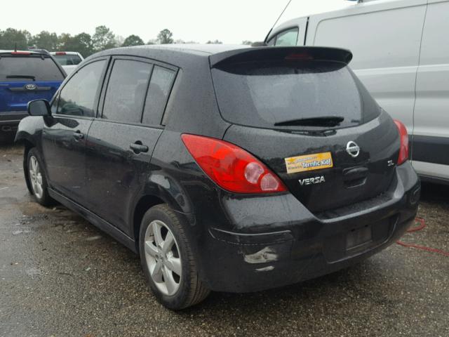 3N1BC1CP1BL457424 - 2011 NISSAN VERSA S BLACK photo 3