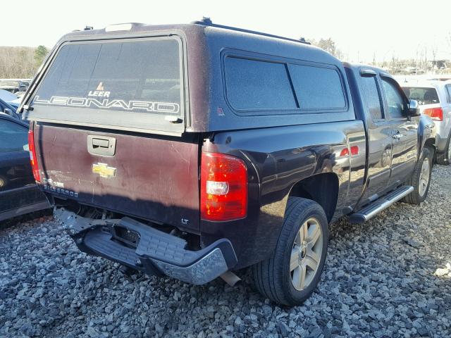 1GCEC19058Z254378 - 2008 CHEVROLET SILVERADO BURGUNDY photo 4