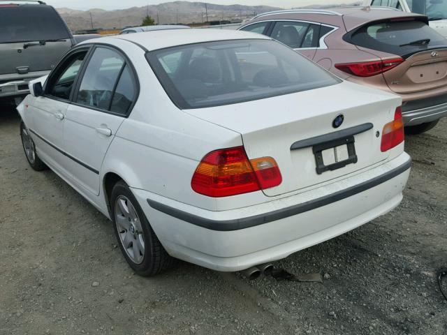 WBAEU33412PF56130 - 2002 BMW 325 XI WHITE photo 3