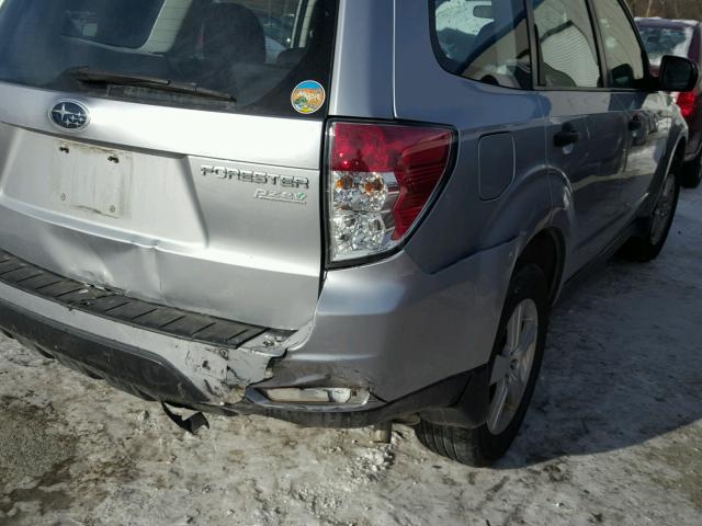 JF2SHABC9CH439722 - 2012 SUBARU FORESTER 2 GRAY photo 9