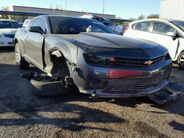 2G1FE1E34E9230747 - 2014 CHEVROLET CAMARO LS CHARCOAL photo 1