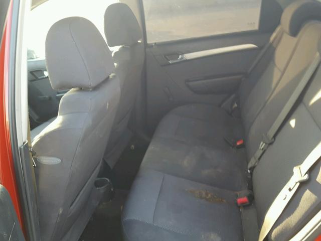 KL1TD5DE9AB045617 - 2010 CHEVROLET AVEO LS RED photo 6