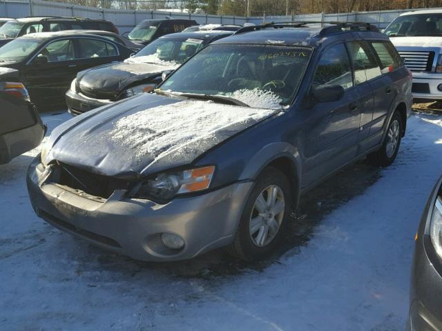 4S4BP61C557342683 - 2005 SUBARU LEGACY OUT BLUE photo 2