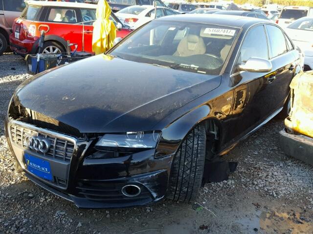 WAUKGAFL6BA168702 - 2011 AUDI S4 PRESTIG BLACK photo 2