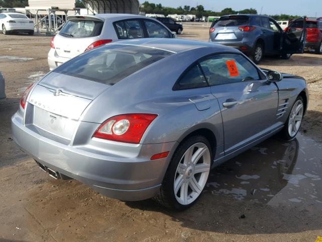 1C3AN69L54X002978 - 2004 CHRYSLER CROSSFIRE SILVER photo 4